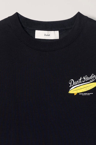 UNISEX SUMMER HOLIDAY SURF BOARD T-SHIRT BLACK