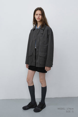 UNISEX CHORE JACKET SEPIA