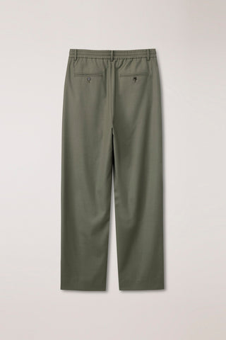 LOUNGE WOOL SLACKS KHAKI