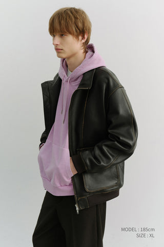 UNISEX GARMENT DYED HOODIE LAVENDER PINK