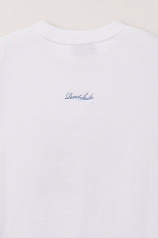 UNISEX DRAWING PUPPY T-SHIRT OFF WHITE