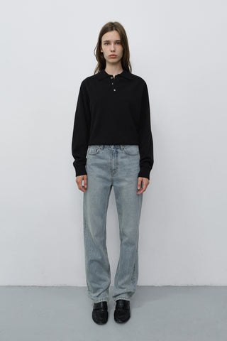 ESSENTIAL STRAIGHT JEANS LIGHT BLUE