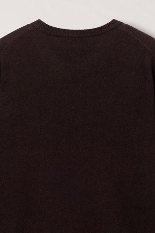 UNISEX ESSENTIAL CREWNECK SWEATER BROWN