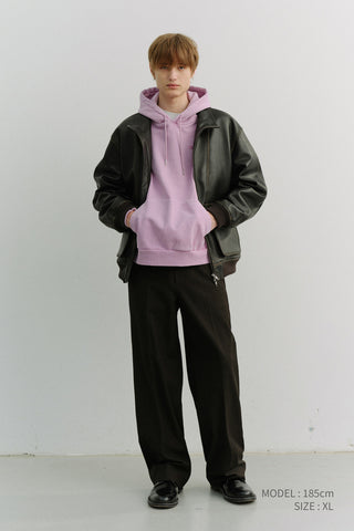 UNISEX GARMENT DYED HOODIE LAVENDER PINK