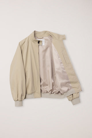 UNISEX VOLUME HARRINGTON JACKET BEIGE