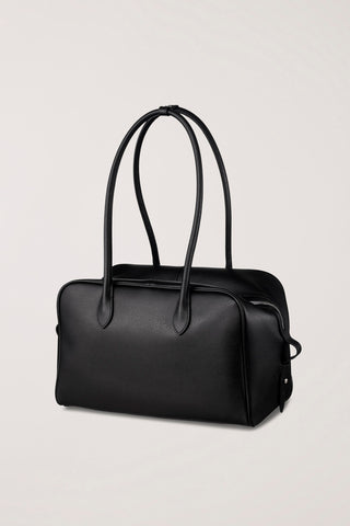 SOFT FRAME SHOULDER BAG BLACK