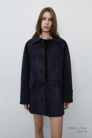 UNISEX LILY ALTER-SUEDE HALF JACKET BLUE NAVY