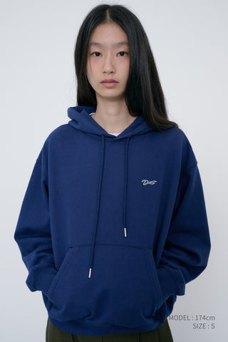 UNISEX GARMENT DYED HOODIE NAVY