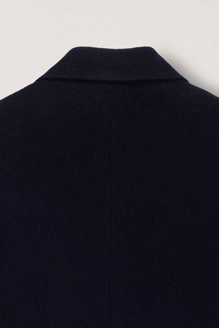 UNISEX LAYERED CASHMERE BLAZER NAVY