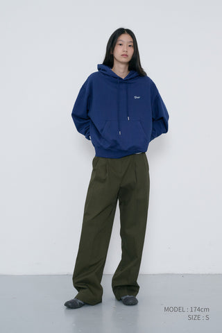 UNISEX GARMENT DYED HOODIE NAVY
