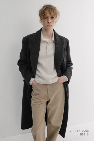 BRUSHED STRAIGHT JEANS BEIGE