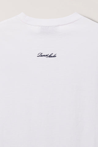 UNISEX MARINE LOGO T-SHIRT OFF WHITE