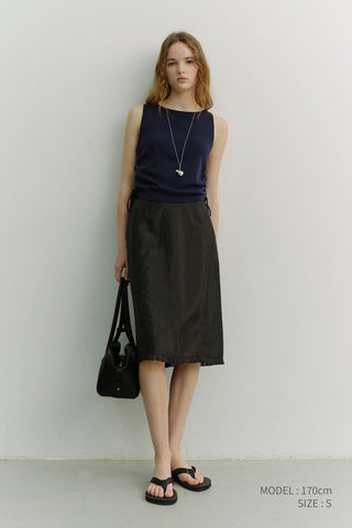 LAYERING KNIT TOP NAVY