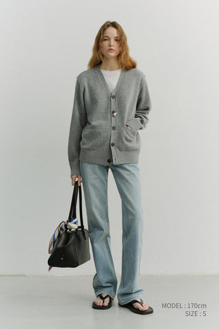 ESSENTIAL SEMI BOOT-CUT JEANS LIGHT BLUE