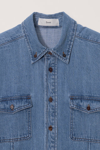 UNISEX CLASSIC DENIM SHIRT CLASSIC BLUE