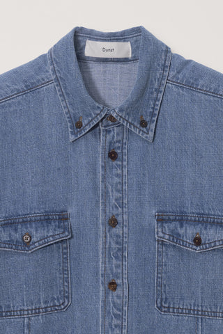 UNISEX CLASSIC DENIM SHIRT CLASSIC BLUE
