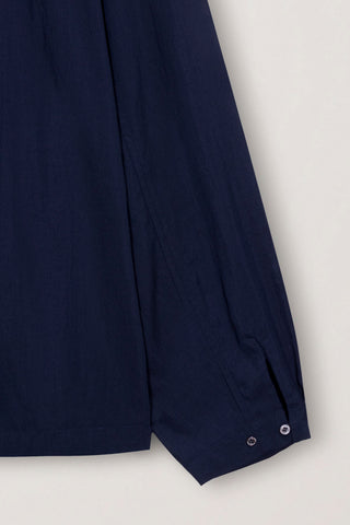 TIE BLOUSE NAVY