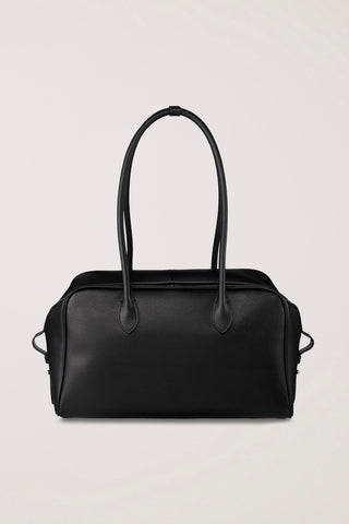 SOFT FRAME SHOULDER BAG BLACK