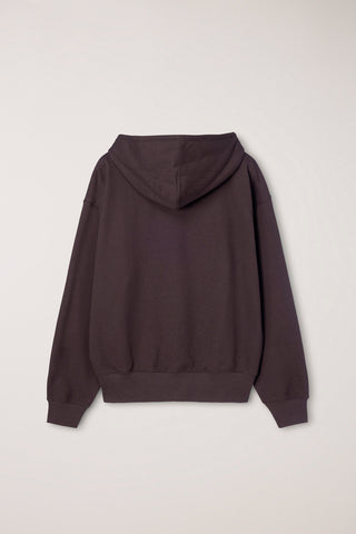 UNISEX ARCH LOGO HOODIE BROWN