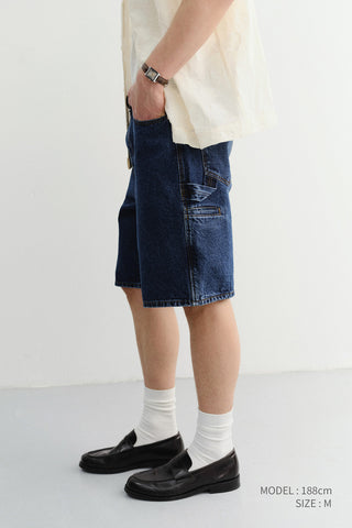 CLASSIC CARPENTER DENIM SHORTS CLASSIC BLUE