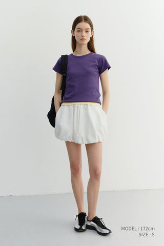 ESSENTIAL T-SHIRT PLUM