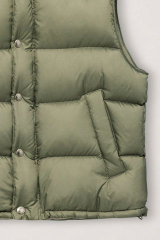 UNISEX GOOSE DOWN VEST SAGE GREEN