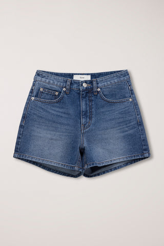 MINI DENIM SHORTS CLASSIC BLUE