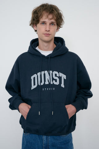 UNISEX ARCH LOGO HOODIE FRENCH NAVY
