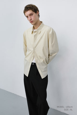 UNISEX REFINED COTTON SHIRT BUTTER