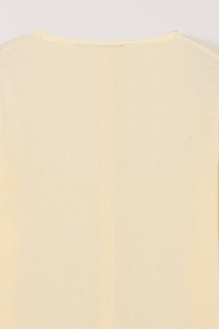 SUMMER ESSENTIAL CREWNECK CARDIGAN BUTTER