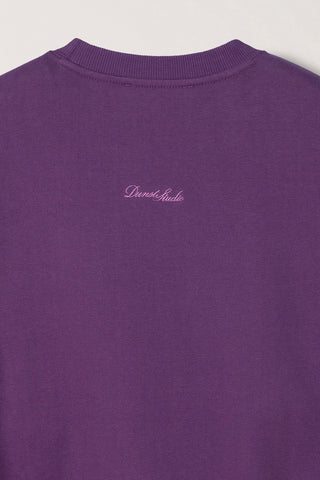 UNISEX PIXEL SWEATSHIRT PURPLE