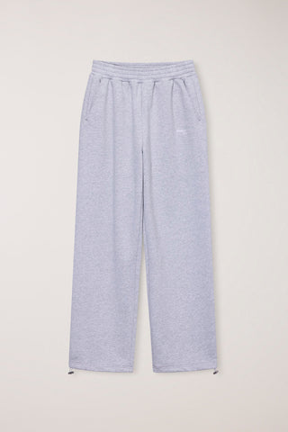 UNISEX STRAIGHT SWEATPANTS MELANGE GREY