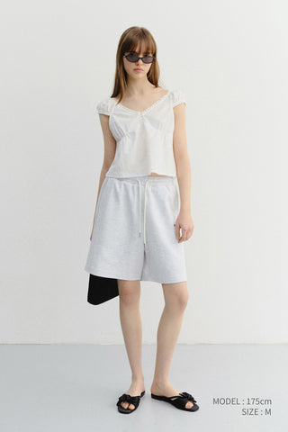2-WAY SHOULDER BLOUSE WHITE