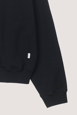 UNISEX DUNST LOGO CREASE SWEATSHIRT BLACK