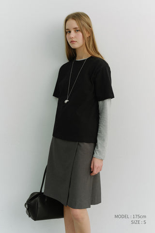 UNISEX LOOSE T-SHIRT BLACK