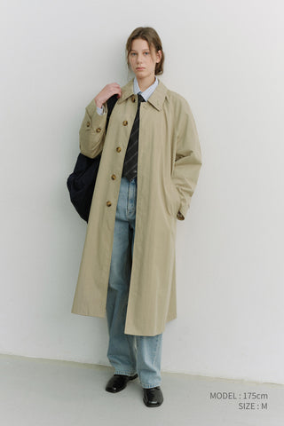 UNISEX REFINED MAC COAT KHAKI