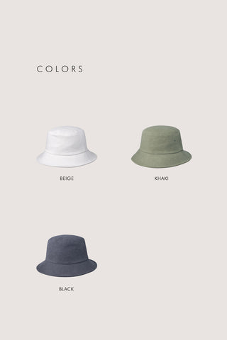 ADVENTURE BUCKET HAT CHARCOAL GREY