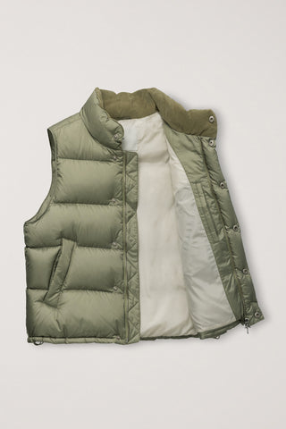 UNISEX GOOSE DOWN VEST SAGE GREEN