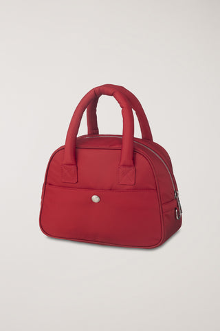 NYLON BOSTON TOTE BAG RED