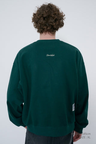 UNISEX PIXEL SWEATSHIRT DEEP GREEN