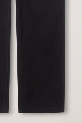 STRAIGHT CHINO SLACKS BLACK