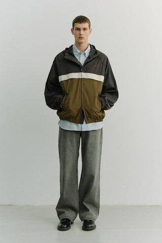 LOW RISE WIDE JEANS GREY