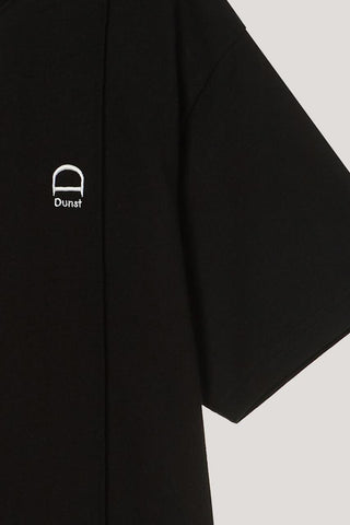 UNISEX LOGO CREASE T-SHIRT BLACK