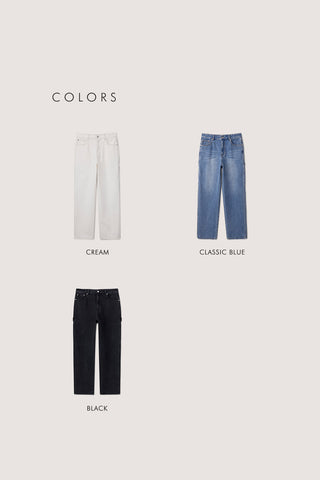 MODERN CARPENTER JEANS CREAM