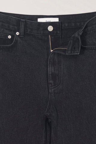 WIDE JEANS WASHED BLACK