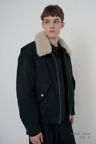UNISEX FLIGHT PADDED JACKET BLACK