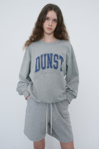 UNISEX ARCH LOGO SWEATSHIRT MELANGE GREY
