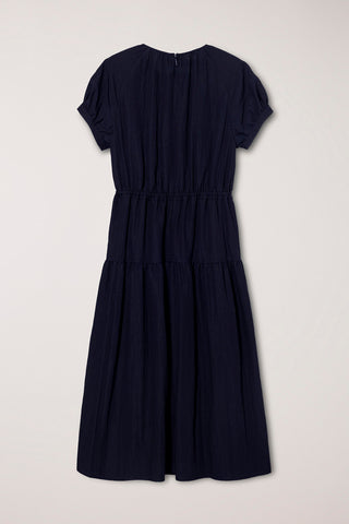 HALF SLEEVE DRESS DEEP NAVY