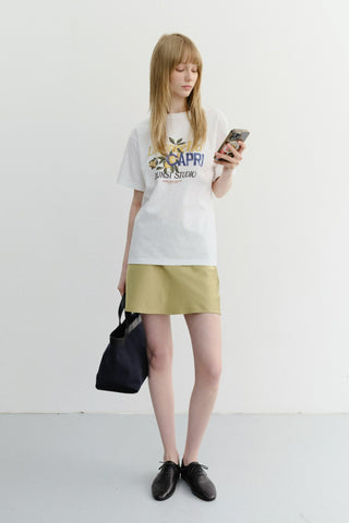 UNISEX LIMONCELLO T-SHIRT OFF WHITE