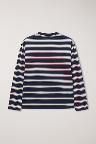 UNISEX STRIPED T-SHIRT NAVY STRIPE